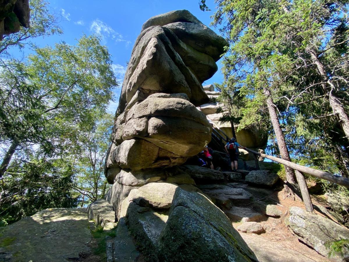 Ferienwohnung Oxana Im Naturpark Fichtelgebirge Schonwald  外观 照片