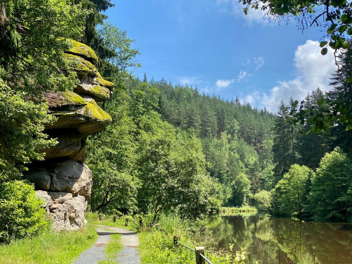 Ferienwohnung Oxana Im Naturpark Fichtelgebirge Schonwald  外观 照片